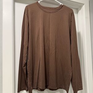lululemon athletica Chocolate Long Sleeve Tee